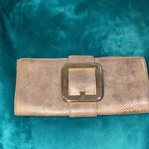 Michael Kors Gold Clutch